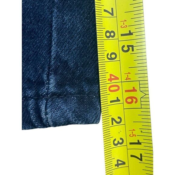 Zara Women Sparkly Bermuda Jean Shorts UK 38 US 6 Blue Denim 0943/246 NWT - Picture 10 of 11